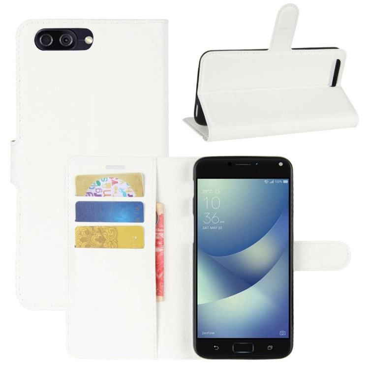 For Asus Zenfone 4 Max ZC554KL Litchi Texture Horizontal Flip Leather Case with Holder & Card Slots & Wallet