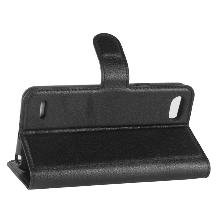 For LG Q6 Litchi Texture Horizontal Flip Leather Case with Holder & Card Slots & Wallet