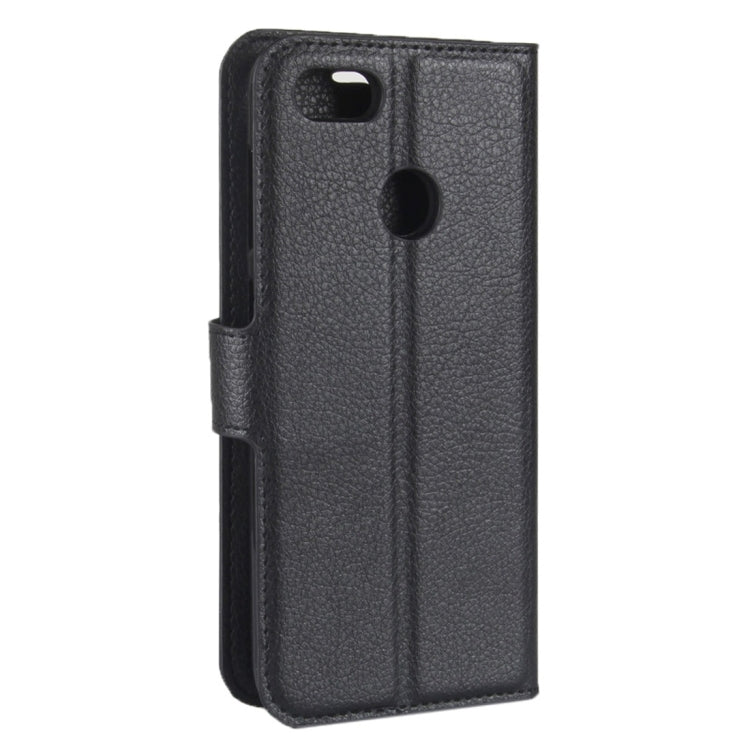 For Huawei  Enjoy 7 Litchi Texture Horizontal Flip Leather Case with Holder & Card Slots & Wallet