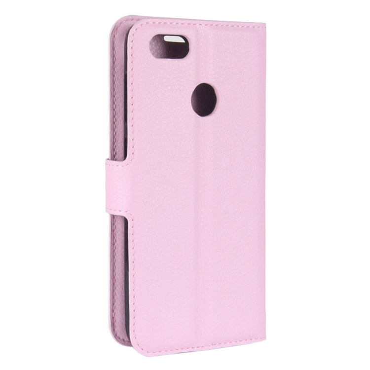 For Huawei  Enjoy 7 Litchi Texture Horizontal Flip Leather Case with Holder & Card Slots & Wallet