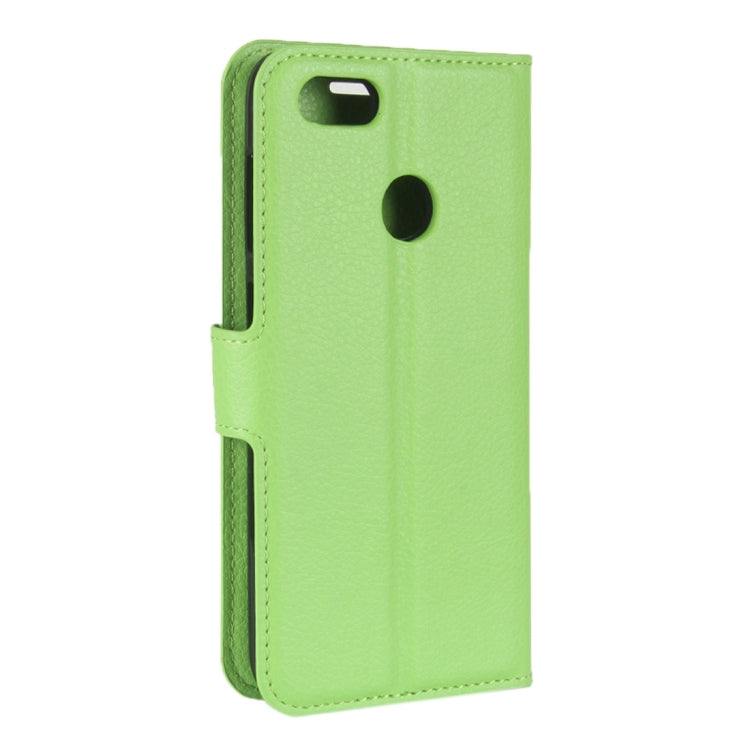 For Huawei  Enjoy 7 Litchi Texture Horizontal Flip Leather Case with Holder & Card Slots & Wallet