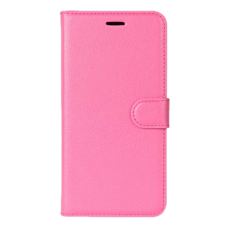 For Huawei  Enjoy 7 Litchi Texture Horizontal Flip Leather Case with Holder & Card Slots & Wallet