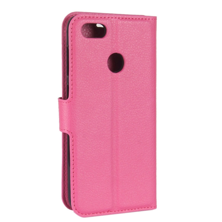 For Huawei  Enjoy 7 Litchi Texture Horizontal Flip Leather Case with Holder & Card Slots & Wallet