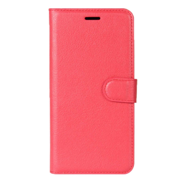 For Huawei  Enjoy 7 Litchi Texture Horizontal Flip Leather Case with Holder & Card Slots & Wallet