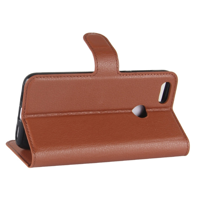 For Huawei  Enjoy 7 Litchi Texture Horizontal Flip Leather Case with Holder & Card Slots & Wallet