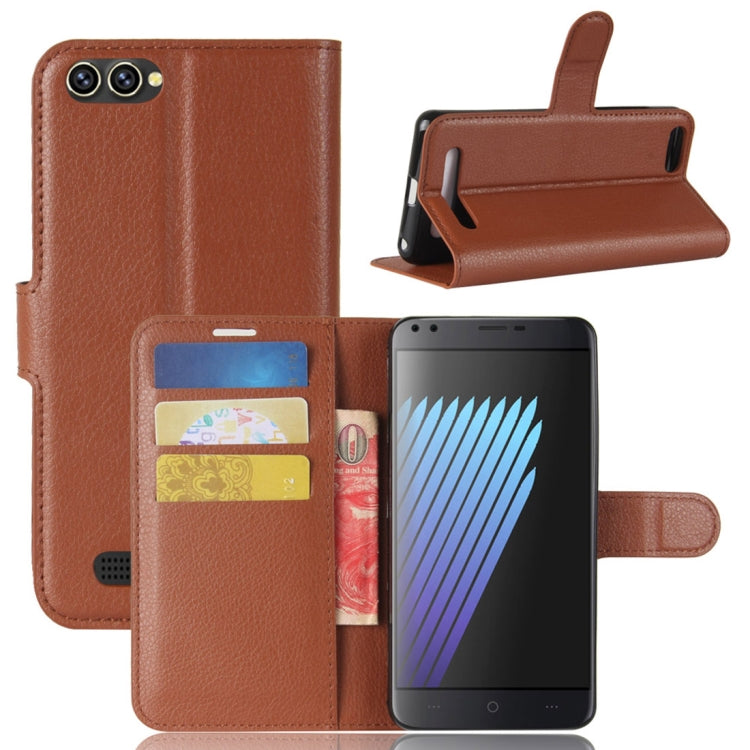 For DOOGEE  X30 / X30L Litchi Texture Horizontal Flip Leather Case with Holder & Card Slots & Wallet