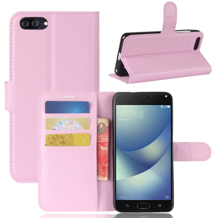 For Asus Zenfone 4 Max (ZC520KL) Litchi Texture Horizontal Flip Leather Case with Holder & Card Slots & Wallet