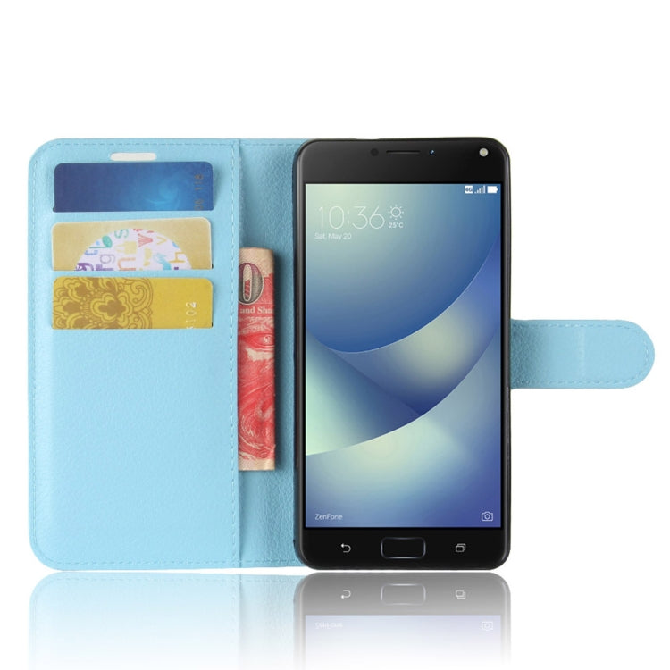 For Asus Zenfone 4 Max (ZC520KL) Litchi Texture Horizontal Flip Leather Case with Holder & Card Slots & Wallet