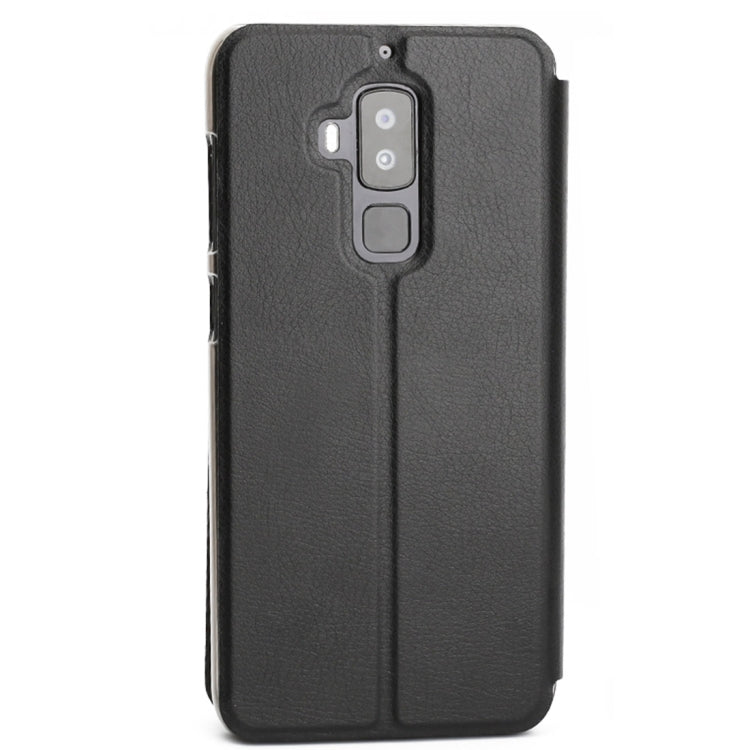 OCUBE for HOMTOM S8 (MPH3140) Spring Texture Horizontal Flip Leather Case Cover with Holder(Black)