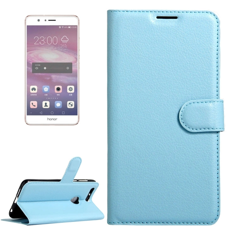 For Huawei  Honor 8 Litchi Texture Horizontal Flip Leather Case with Magnetic Buckle & Holder & Card Slots & Wallet