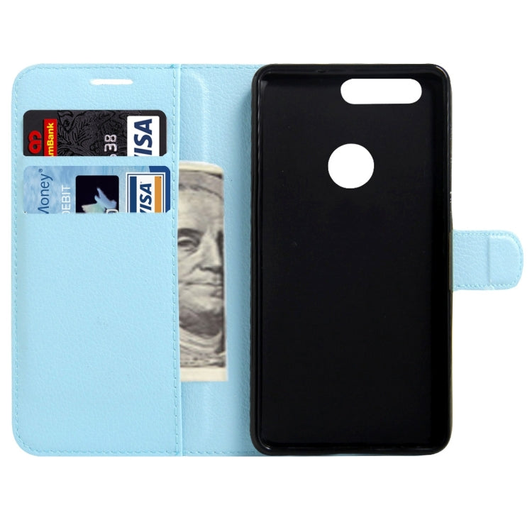 For Huawei  Honor 8 Litchi Texture Horizontal Flip Leather Case with Magnetic Buckle & Holder & Card Slots & Wallet