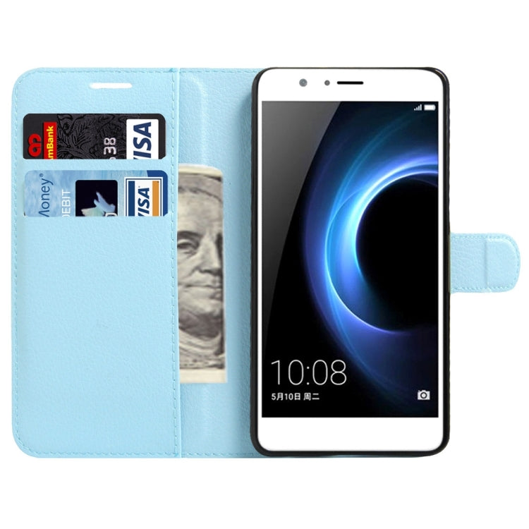 For Huawei  Honor 8 Litchi Texture Horizontal Flip Leather Case with Magnetic Buckle & Holder & Card Slots & Wallet