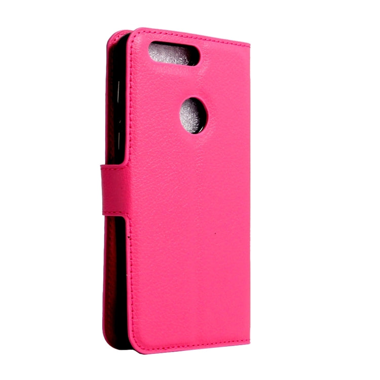 For Huawei  Honor 8 Litchi Texture Horizontal Flip Leather Case with Magnetic Buckle & Holder & Card Slots & Wallet