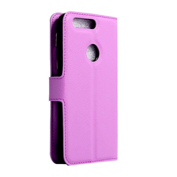 For Huawei  Honor 8 Litchi Texture Horizontal Flip Leather Case with Magnetic Buckle & Holder & Card Slots & Wallet