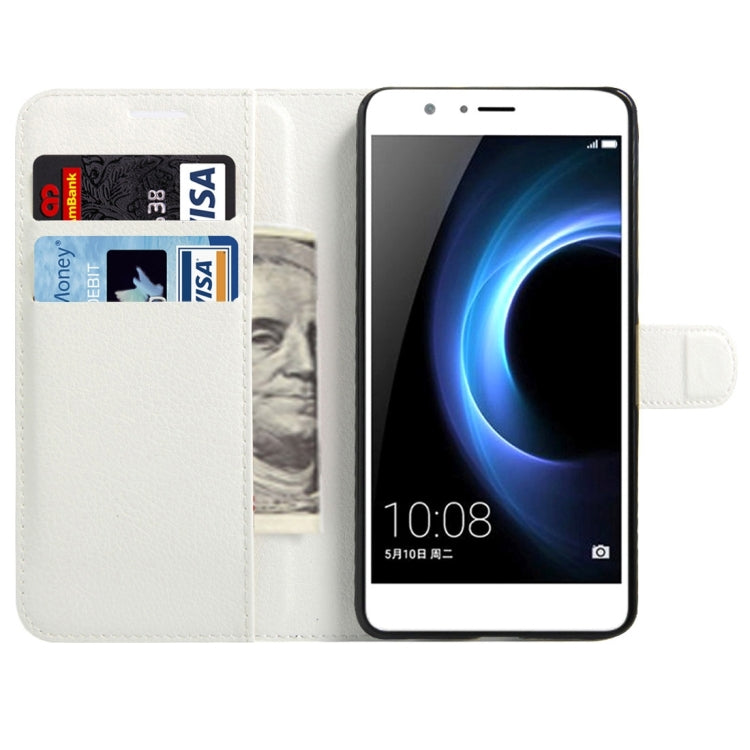 For Huawei  Honor 8 Litchi Texture Horizontal Flip Leather Case with Magnetic Buckle & Holder & Card Slots & Wallet