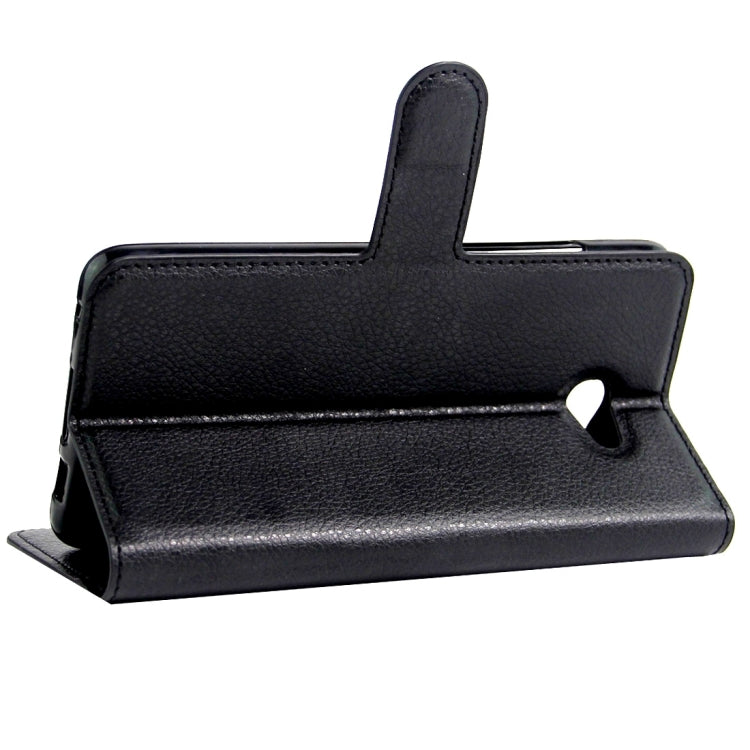 For Vodafone Smart Ultra 7 Litchi Texture Horizontal Flip Leather Case with Magnetic Buckle & Holder & Card Slots & Wallet