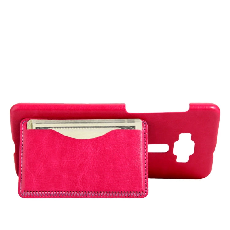 For ASUS ZenFone 3 / ZE552KL Crazy Horse Texture Leather Case Back Cover Shell with Holder & Card Slots & Wallet