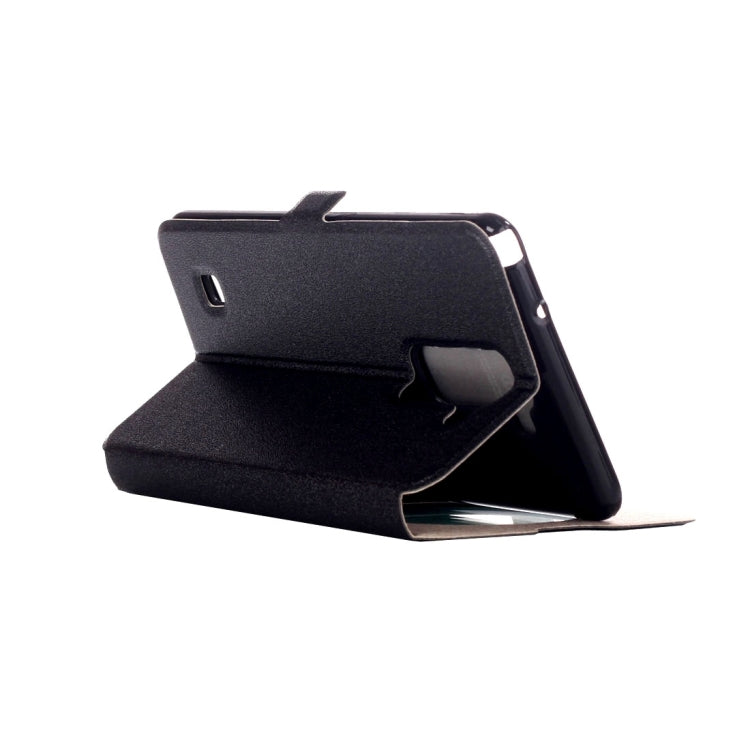 For LG Stylus 2 Horizontal Flip Leather Case with Call Display ID & Holder