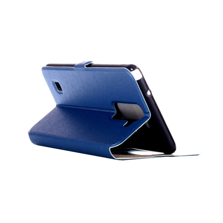 For LG Stylus 2 Horizontal Flip Leather Case with Call Display ID & Holder