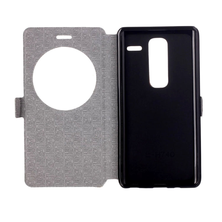 For LG Zero / Class H740 Horizontal Flip Leather Case with Call Display ID & Holder