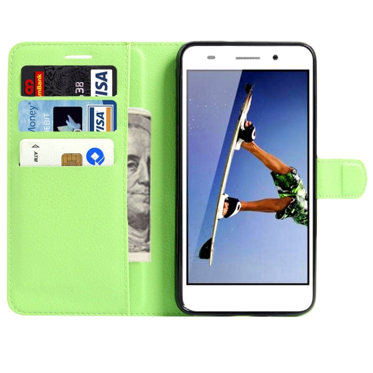 For Huawei  Honor 5A & Y6 II Litchi Texture Horizontal Flip Leather Case with Magnetic Buckle & Holder & Card Slots & Wallet