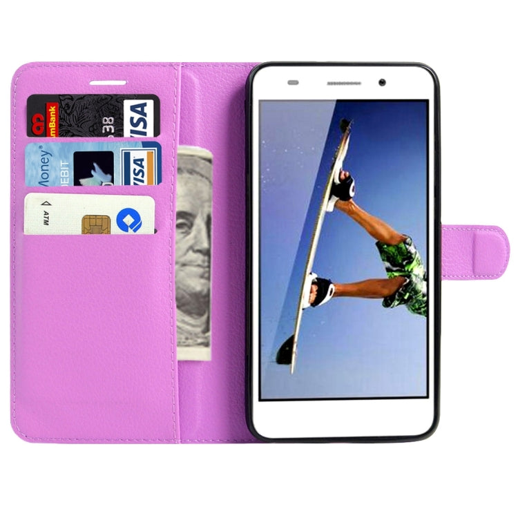 For Huawei  Honor 5A & Y6 II Litchi Texture Horizontal Flip Leather Case with Magnetic Buckle & Holder & Card Slots & Wallet