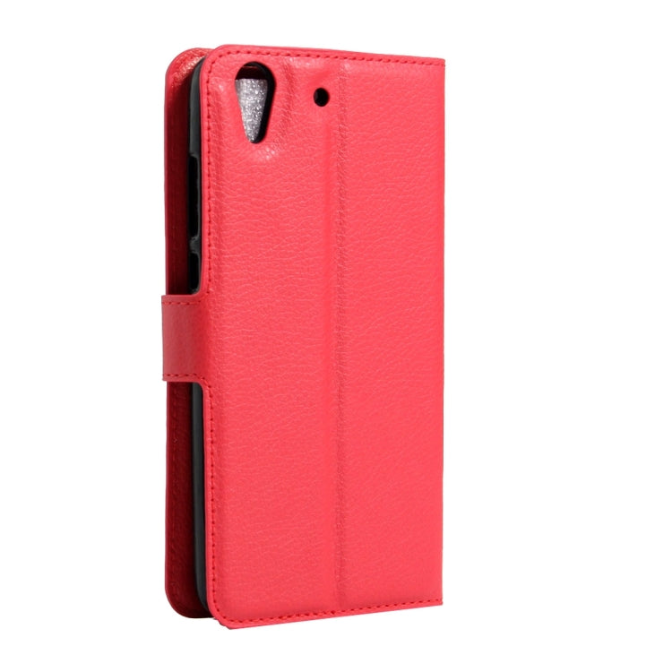 For Huawei  Honor 5A & Y6 II Litchi Texture Horizontal Flip Leather Case with Magnetic Buckle & Holder & Card Slots & Wallet