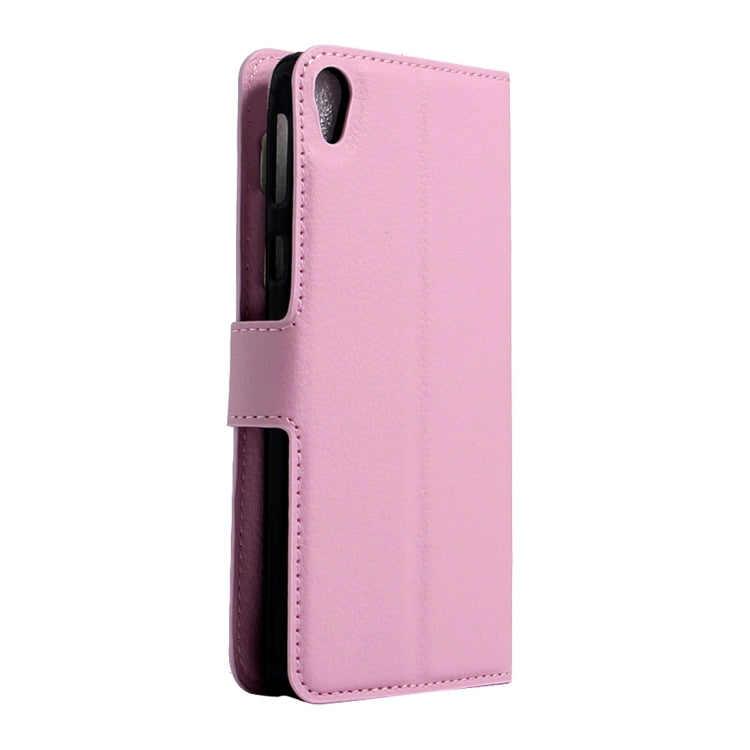 For Sony Xperia E5 Litchi Texture Horizontal Flip Leather Case with Magnetic Buckle & Holder & Card Slots & Wallet
