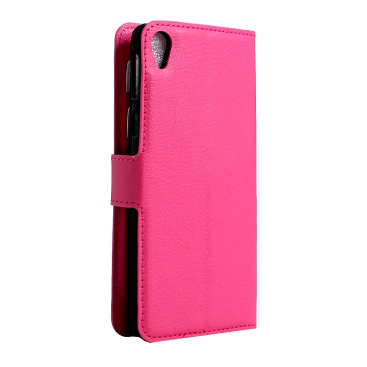 For Sony Xperia E5 Litchi Texture Horizontal Flip Leather Case with Magnetic Buckle & Holder & Card Slots & Wallet