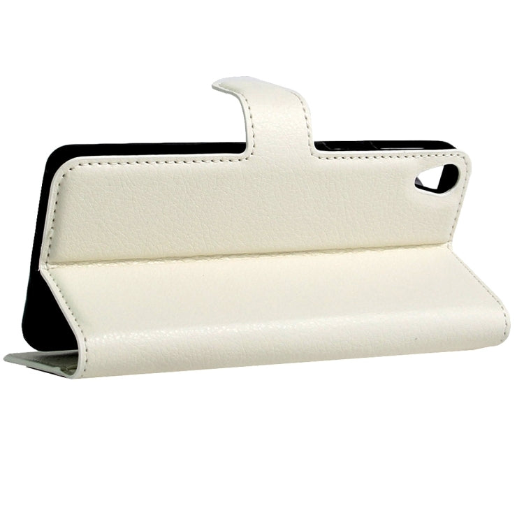 For Sony Xperia E5 Litchi Texture Horizontal Flip Leather Case with Magnetic Buckle & Holder & Card Slots & Wallet