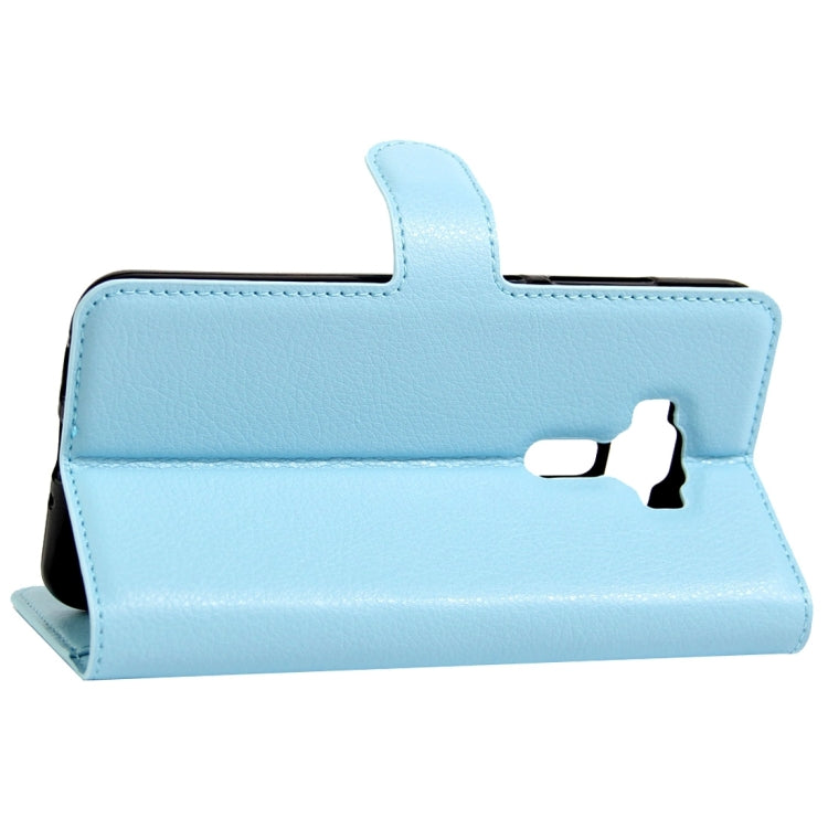 For ASUS ZenFone 3 / ZE552KL Litchi Texture Horizontal Flip Leather Case with Magnetic Buckle & Holder & Card Slots & Wallet