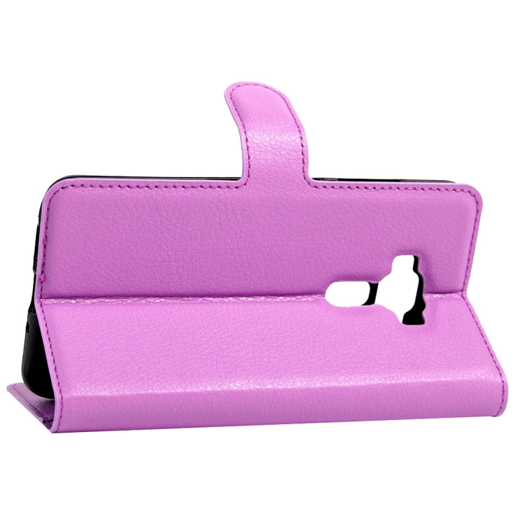 For ASUS ZenFone 3 / ZE552KL Litchi Texture Horizontal Flip Leather Case with Magnetic Buckle & Holder & Card Slots & Wallet