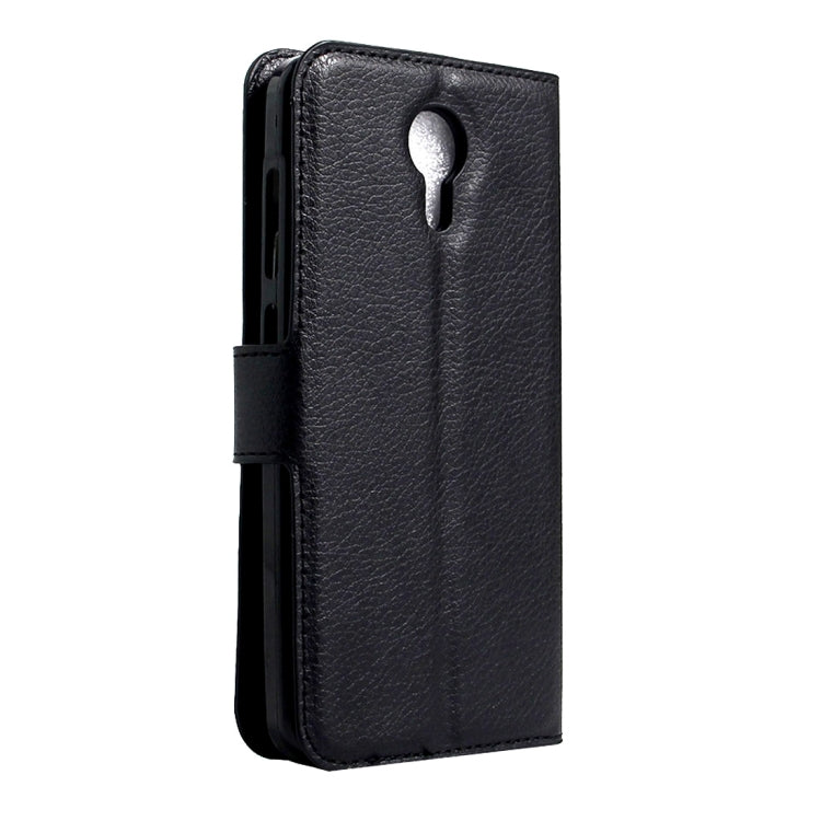 For Wileyfox Swift Litchi Texture Horizontal Flip Leather Case with Magnetic Buckle & Holder & Card Slots & Wallet