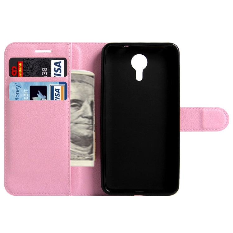 For Wileyfox Swift Litchi Texture Horizontal Flip Leather Case with Magnetic Buckle & Holder & Card Slots & Wallet