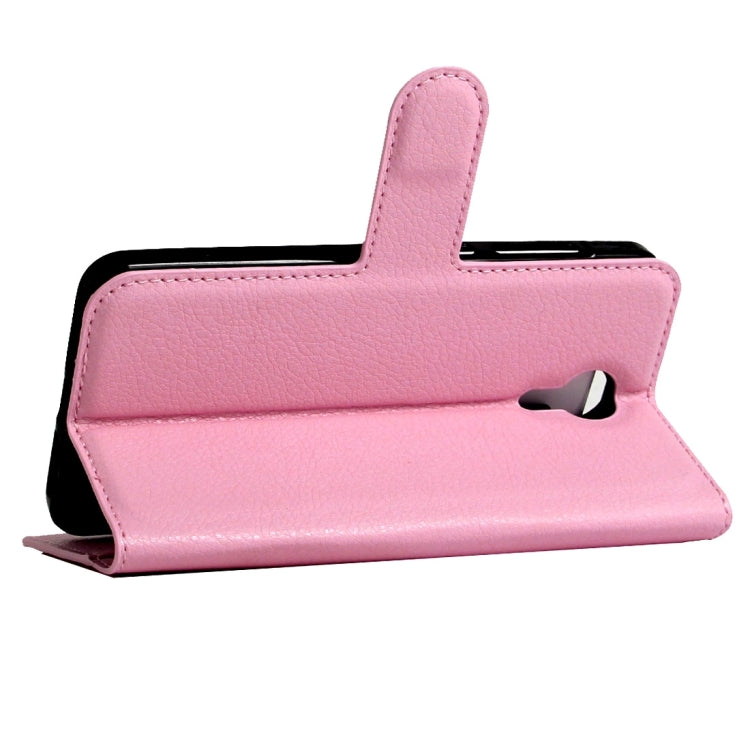 For Wileyfox Swift Litchi Texture Horizontal Flip Leather Case with Magnetic Buckle & Holder & Card Slots & Wallet