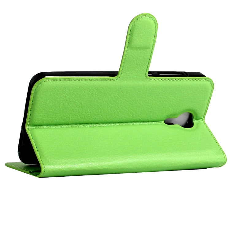 For Wileyfox Swift Litchi Texture Horizontal Flip Leather Case with Magnetic Buckle & Holder & Card Slots & Wallet