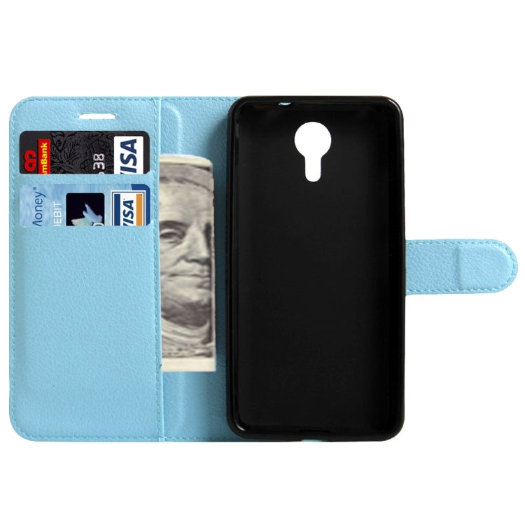 For Wileyfox Swift Litchi Texture Horizontal Flip Leather Case with Magnetic Buckle & Holder & Card Slots & Wallet