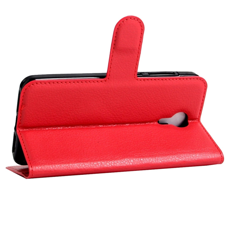 For Wileyfox Swift Litchi Texture Horizontal Flip Leather Case with Magnetic Buckle & Holder & Card Slots & Wallet