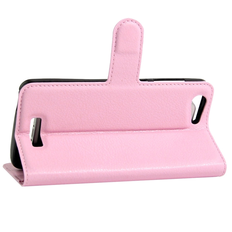 For BLU Energy X 2 Litchi Texture Horizontal Flip Leather Case with Magnetic Buckle & Holder & Card Slots & Wallet