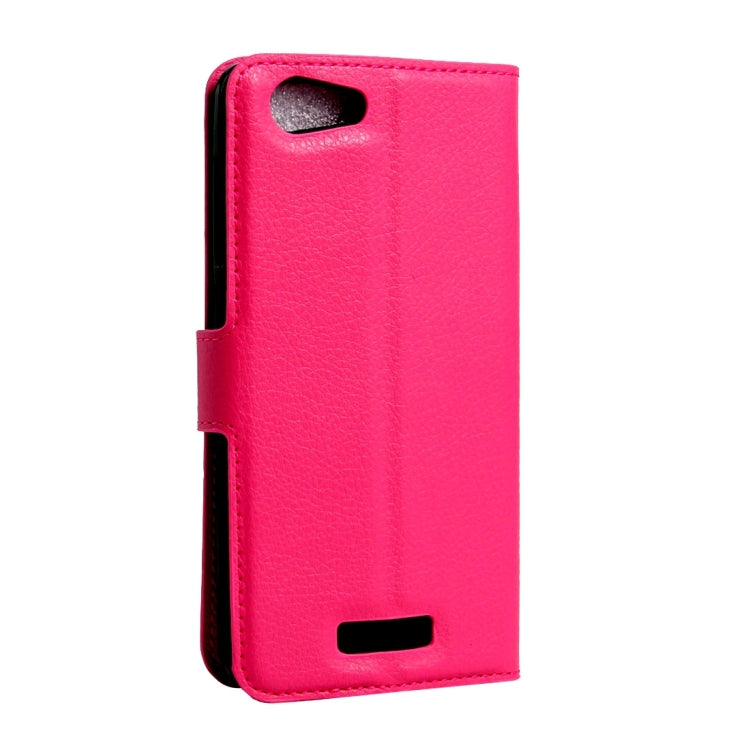 For BLU Energy X 2 Litchi Texture Horizontal Flip Leather Case with Magnetic Buckle & Holder & Card Slots & Wallet