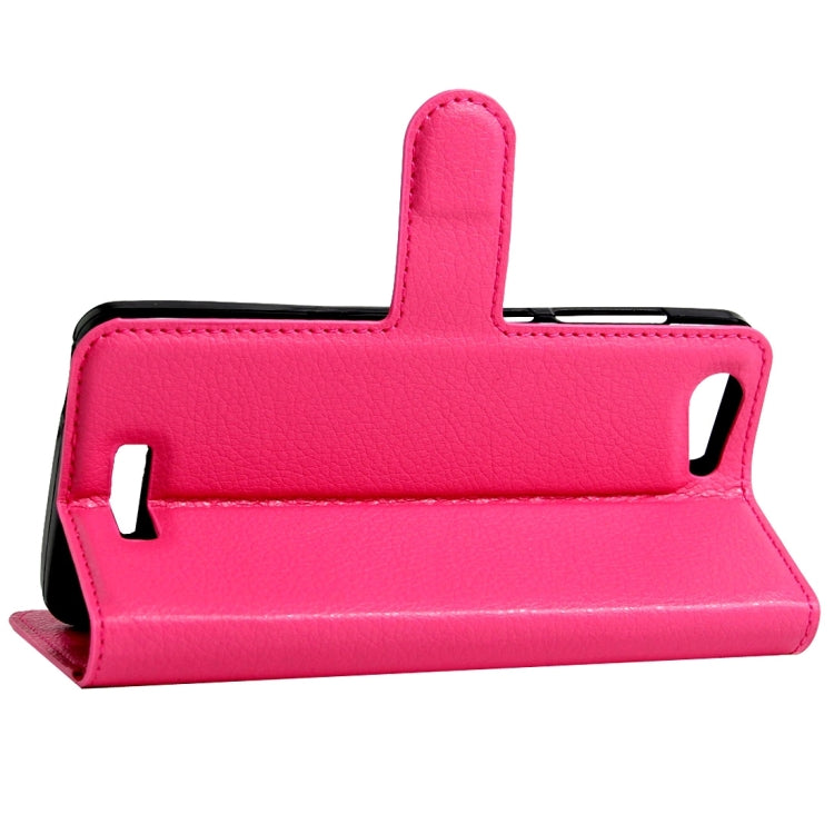 For BLU Energy X 2 Litchi Texture Horizontal Flip Leather Case with Magnetic Buckle & Holder & Card Slots & Wallet