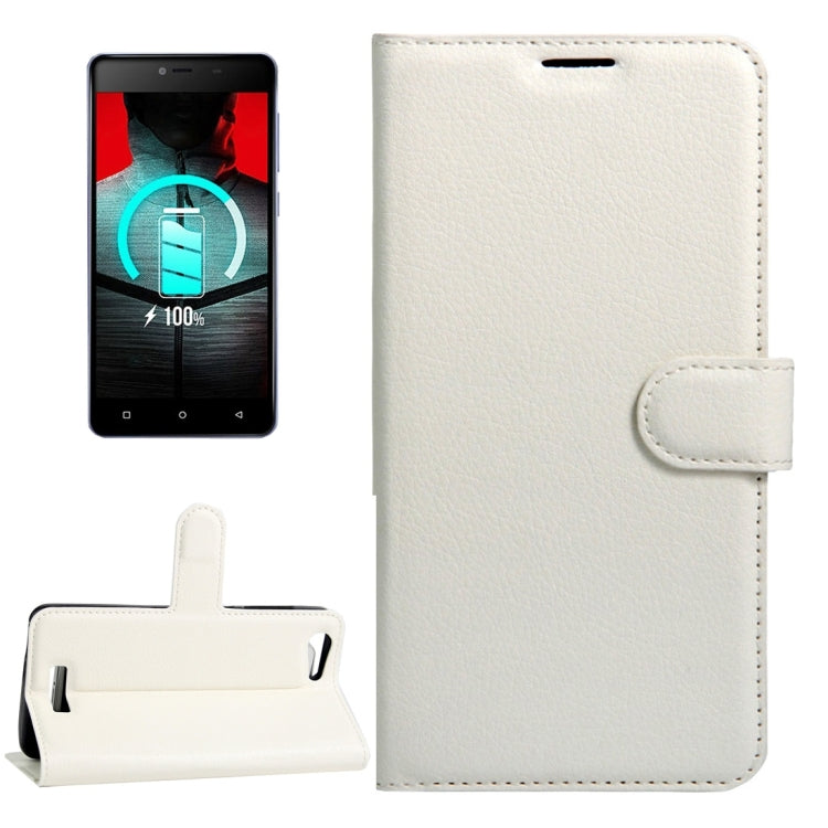 For BLU Energy X 2 Litchi Texture Horizontal Flip Leather Case with Magnetic Buckle & Holder & Card Slots & Wallet