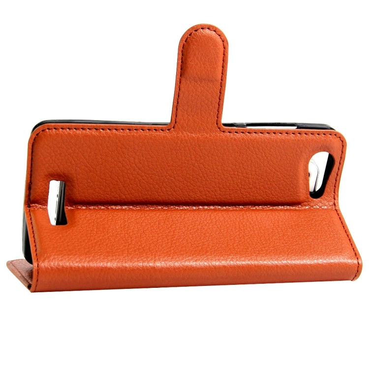 For BLU Energy X 2 Litchi Texture Horizontal Flip Leather Case with Magnetic Buckle & Holder & Card Slots & Wallet