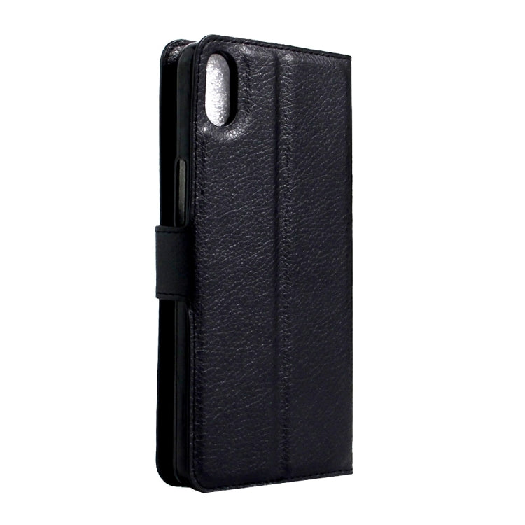For BQ Aquaris X5 Litchi Texture Horizontal Flip Leather Case with Magnetic Buckle & Holder & Card Slots & Wallet