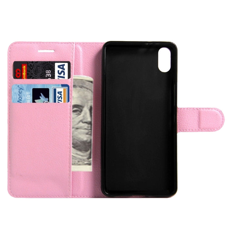 For BQ Aquaris X5 Litchi Texture Horizontal Flip Leather Case with Magnetic Buckle & Holder & Card Slots & Wallet