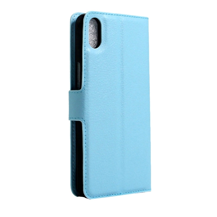 For BQ Aquaris X5 Litchi Texture Horizontal Flip Leather Case with Magnetic Buckle & Holder & Card Slots & Wallet