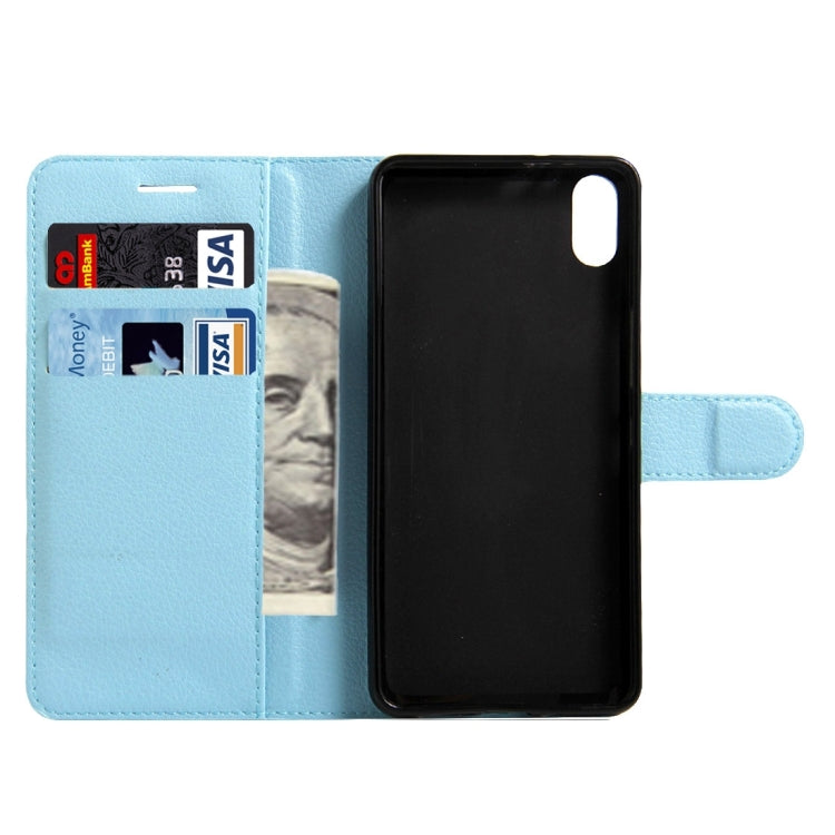 For BQ Aquaris X5 Litchi Texture Horizontal Flip Leather Case with Magnetic Buckle & Holder & Card Slots & Wallet