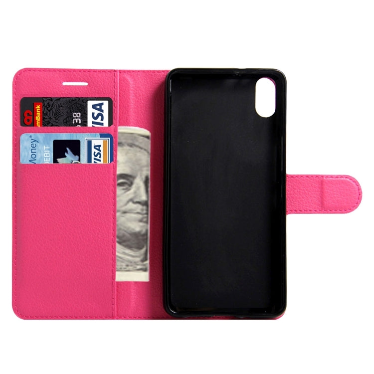 For BQ Aquaris X5 Litchi Texture Horizontal Flip Leather Case with Magnetic Buckle & Holder & Card Slots & Wallet