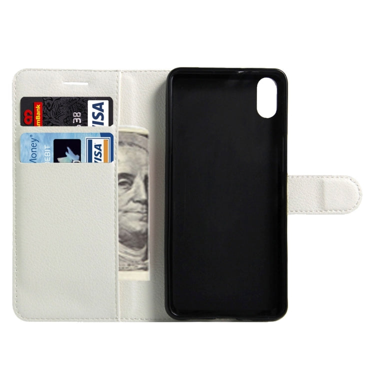 For BQ Aquaris X5 Litchi Texture Horizontal Flip Leather Case with Magnetic Buckle & Holder & Card Slots & Wallet