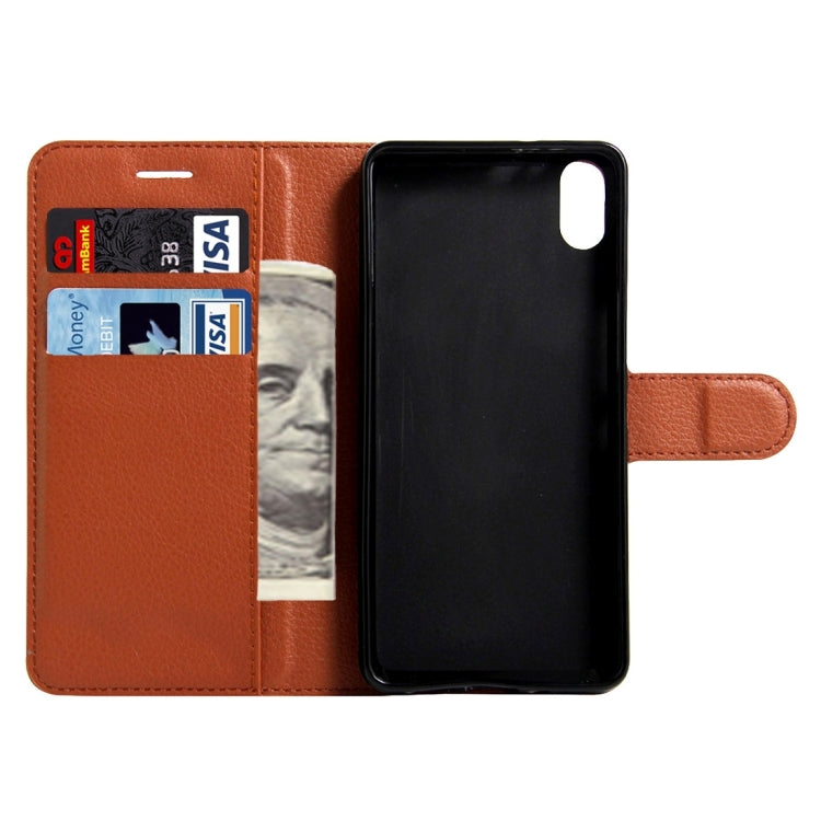 For BQ Aquaris X5 Litchi Texture Horizontal Flip Leather Case with Magnetic Buckle & Holder & Card Slots & Wallet